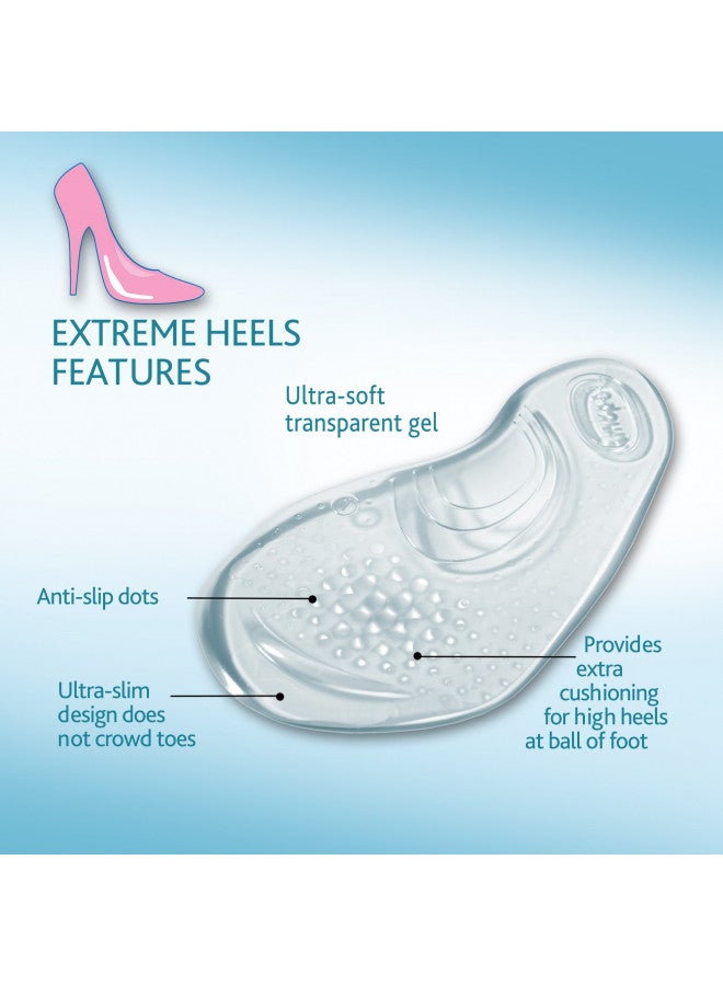 Amope Amope GelActiv Extreme Heels Insoles for Women, 1 pair, Size 5-10  - Image 4
