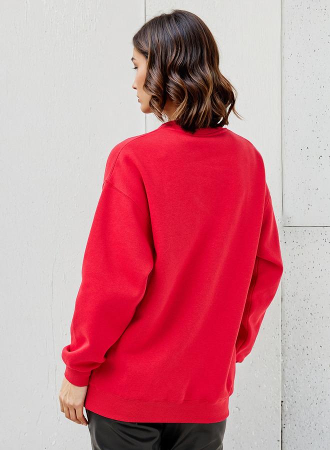 SP Characters Harvard Print Sweatshirt with Crew Neck - Image 3