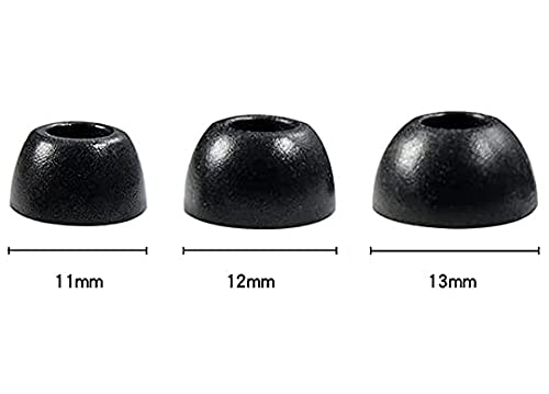 ALXCD Foam Eartips Compatible with Sony WF-1000XM4 Earbuds, S/M/L 3 Pairs Soft Memory Foam Ear Tips Earbuds Tips Foam Eartips, Compatible with Sony WF-1000XM4 3 Pairs Black SML - Image 2