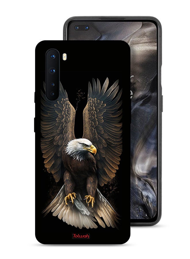 Tolwak OnePlus Nord Protective Case Cover Eagle Spread Wings - Image 1