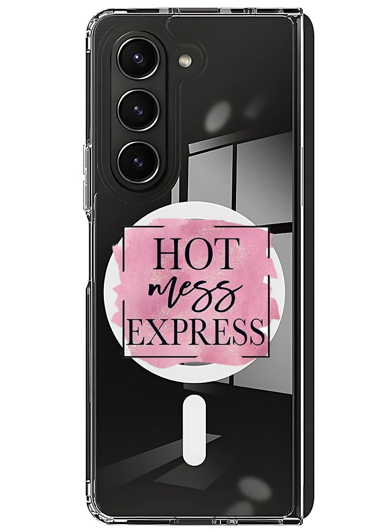 Theodor Magnetic Case for Samsung Galaxy Z Fold 6 Compatible with MagSafe Wireless Charging, Shockproof Phone Bumper Cover Hot mess express - Image 1