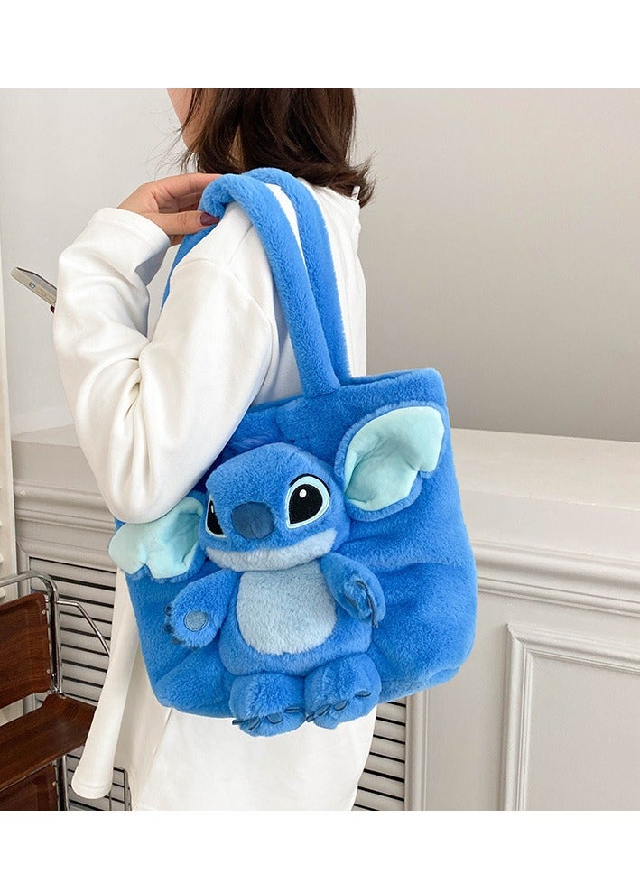 STITCH Blue Stitch Tote Bag 35*28cm 