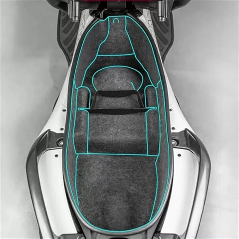 QASULER Motorcycle Rear Trunk Cargo Liner Protector - Image 1