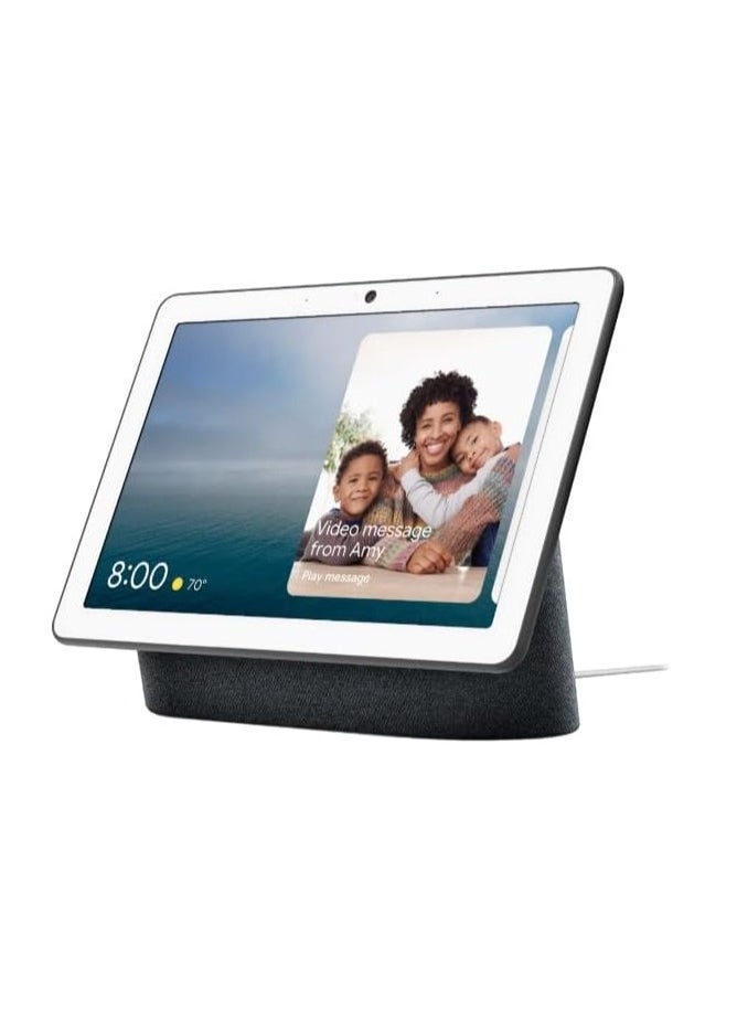 REBENUO - Nest Hub 10 HD Touchscreen Hub Max Google Assistant Built In Ambient EQ Light Sensor 6.5 Megapixel Camera Chalk | Black. Nest Hub Max - Image 1