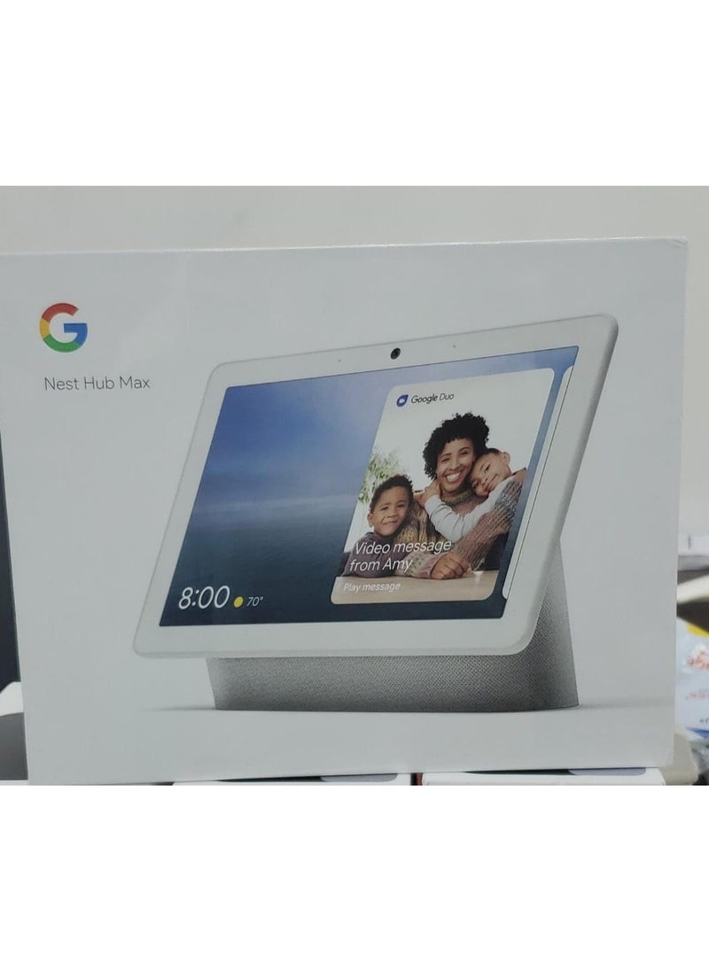 REBENUO - Nest Hub 10 HD Touchscreen Hub Max Google Assistant Built In Ambient EQ Light Sensor 6.5 Megapixel Camera Chalk | Black. Nest Hub Max - Image 1