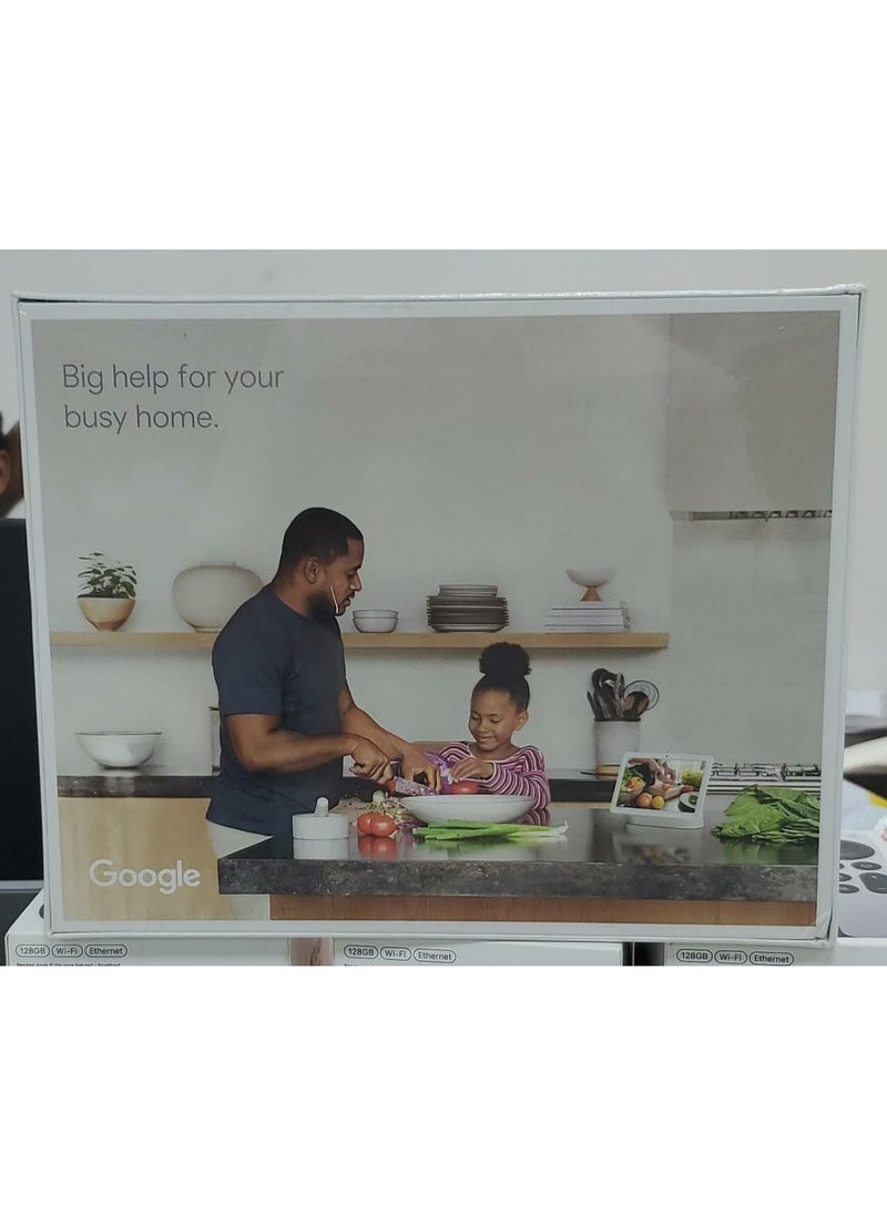 REBENUO - Nest Hub 10 HD Touchscreen Hub Max Google Assistant Built In Ambient EQ Light Sensor 6.5 Megapixel Camera Chalk | Black. Nest Hub Max - Image 1