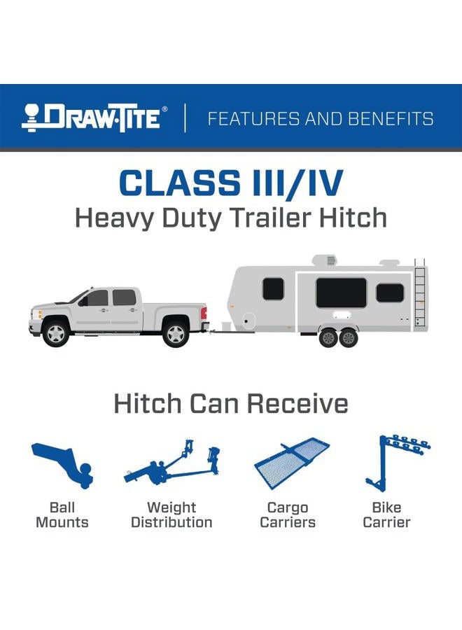 Draw-Tite 76583 Class 3 Trailer Hitch, 2 Inch Receiver, Black, Compatible with 2019-2022 Ford Ranger - Image 3