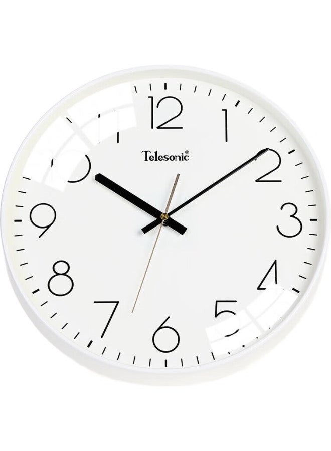 Telesonic Wall Clock Living Room Bedroom Quartz Clock Modern Minimalist Creative Clock No Punching Fashion Personality 3D Clock 25Cm - Image 3