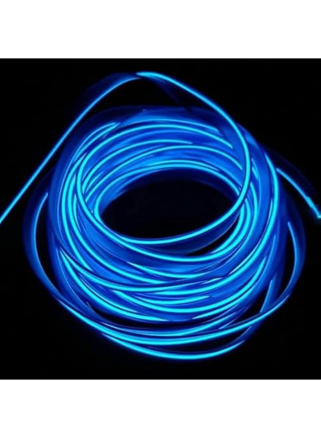 أضواء داخلية للسيارة، شريط إضاءة LED نيون للسيارة بمنفذ USB، مجموعة إضاءة محيطية نيون بتيار مستمر 12 فولت بطول 2 متر/6.56 قدم لإضاءة قيادة آمنة للسيارة، ملحقات تزيين السيارات - Image 3