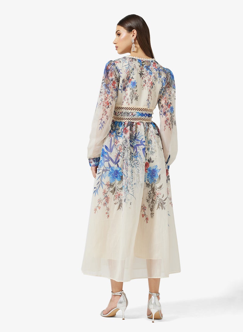 خزانة فستان بطبعة زهور - Image 2