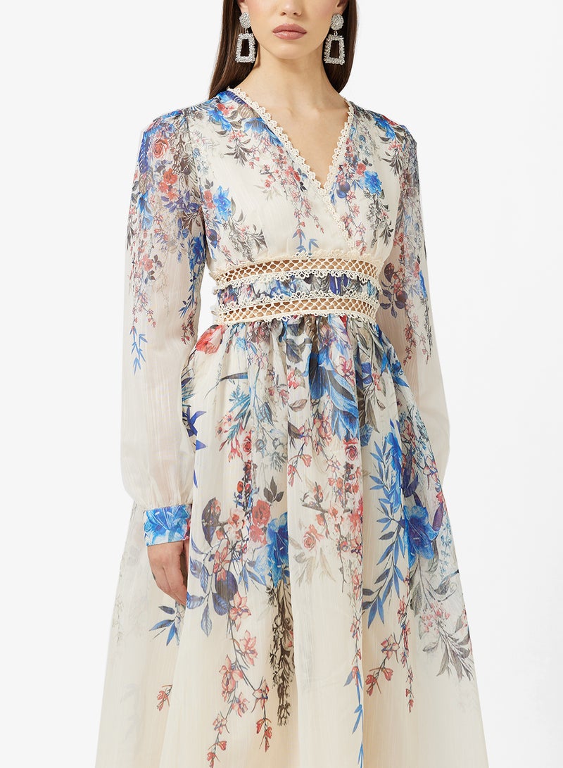 خزانة فستان بطبعة زهور - Image 3