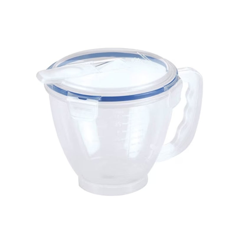 LocknLock Measuring Cup with Lid 1L , BPA-Free Airtight Leakproof Lid Mixing Cup with Clear Measurement Markings for Baking, Cooking, Mixing & Food Storage - Image 2