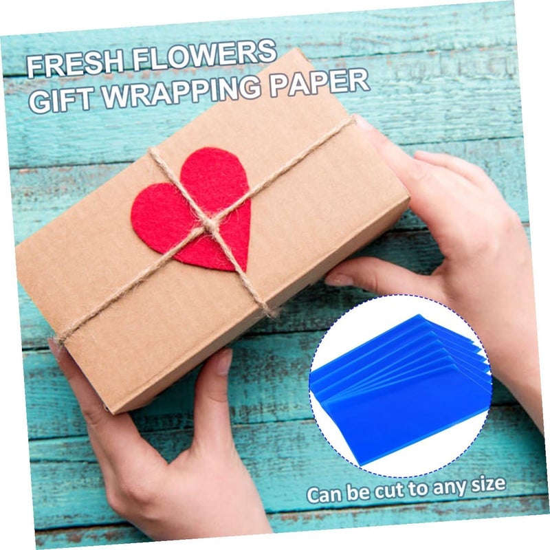 Angoily Candy Color Bouquet Packaging Paper 20 Sheets 58×58cm Blue Wraps for Floral Wrapping and Party Favor Supplies - Image 4