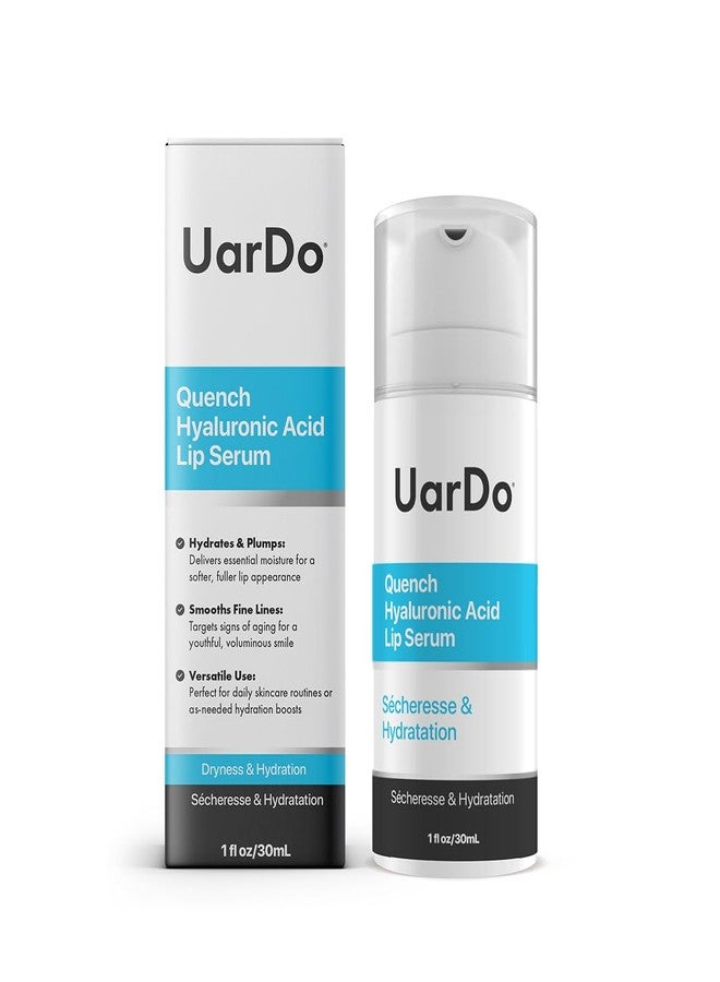 Uardo Quench Hyaluronic Acid Lip Serum 1 Fl Oz / 30 ml - usn108 | Moisturizes Lips | For Dry/Chapped Lips | Hydrating | Adds Plump | For Women and Men - Image 5