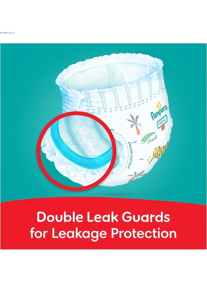 بامبرز Pampers Rash Protection Pants Diapers, Size 3, 6-11kg, +50% Aloe Vera Lotion, 360° Leak-Free Fit for up to 100% Leakage Protection, Giga Box, 270 Count - Image 3