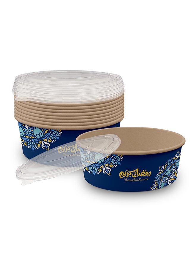 Fun Kraft Multipurpose Containers With Lids 10 Pieces  - Image 2