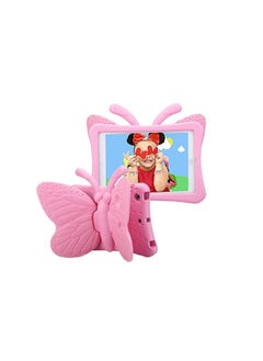 Tading Mini Case For Kids, Light Weight Cute Butterfly Design Shockproof Drop-Proof Soft Eva Foam Protective Tablet Case Cover For Apple Ipad Mini 1/2/3/4 - Pink  - Image 2