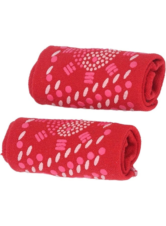 Generic Warm Heated Socks, Strong Elastic 4Pcs Self Heating Socks Tourmaline Design Breathable Soft for Winter - Image 4