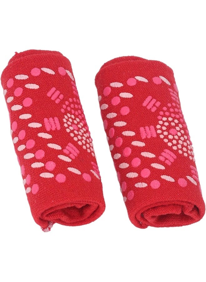 Generic Warm Heated Socks, Strong Elastic 4Pcs Self Heating Socks Tourmaline Design Breathable Soft for Winter - Image 5
