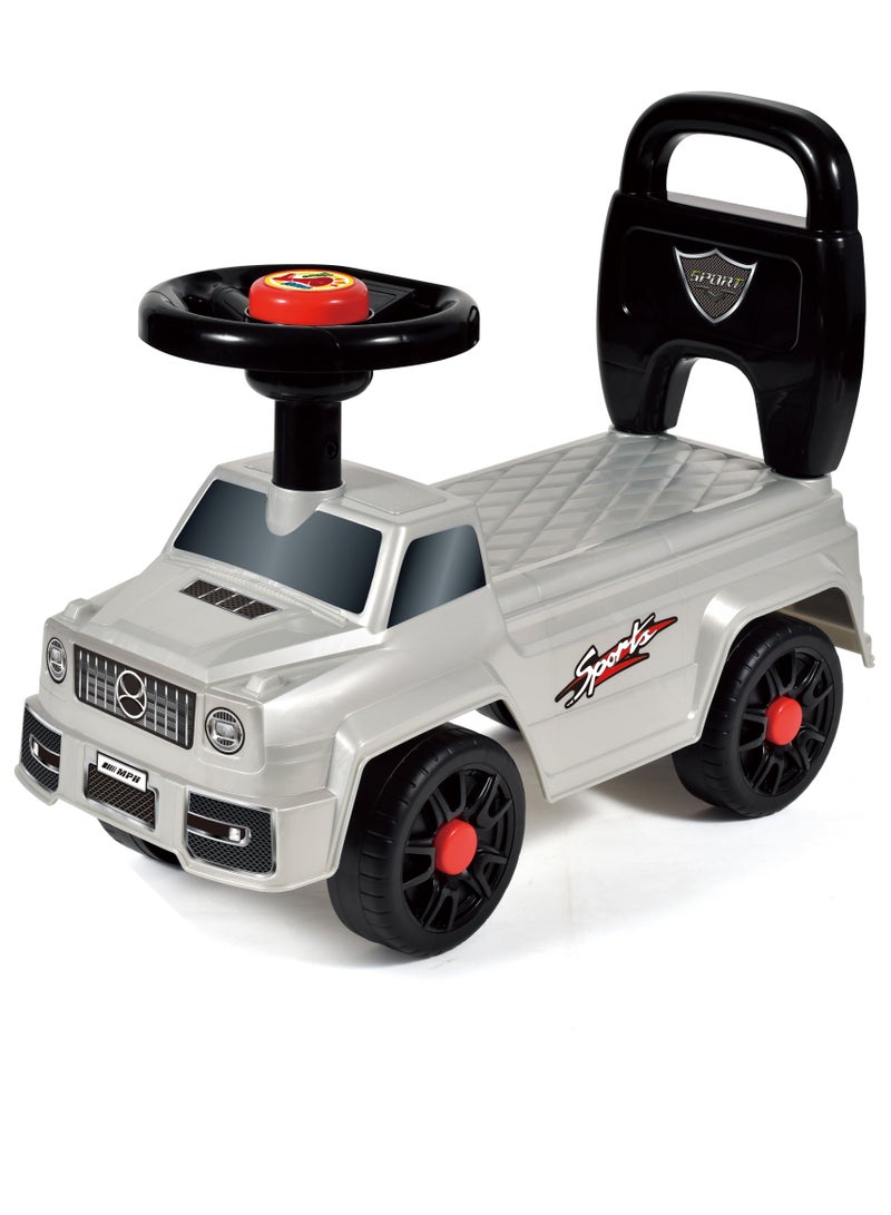 كونكسينج سيارة ركوب للاطفال تعمل بالدفع تحتوي على بوري بالدركسون ومسند للظهر - Image 1