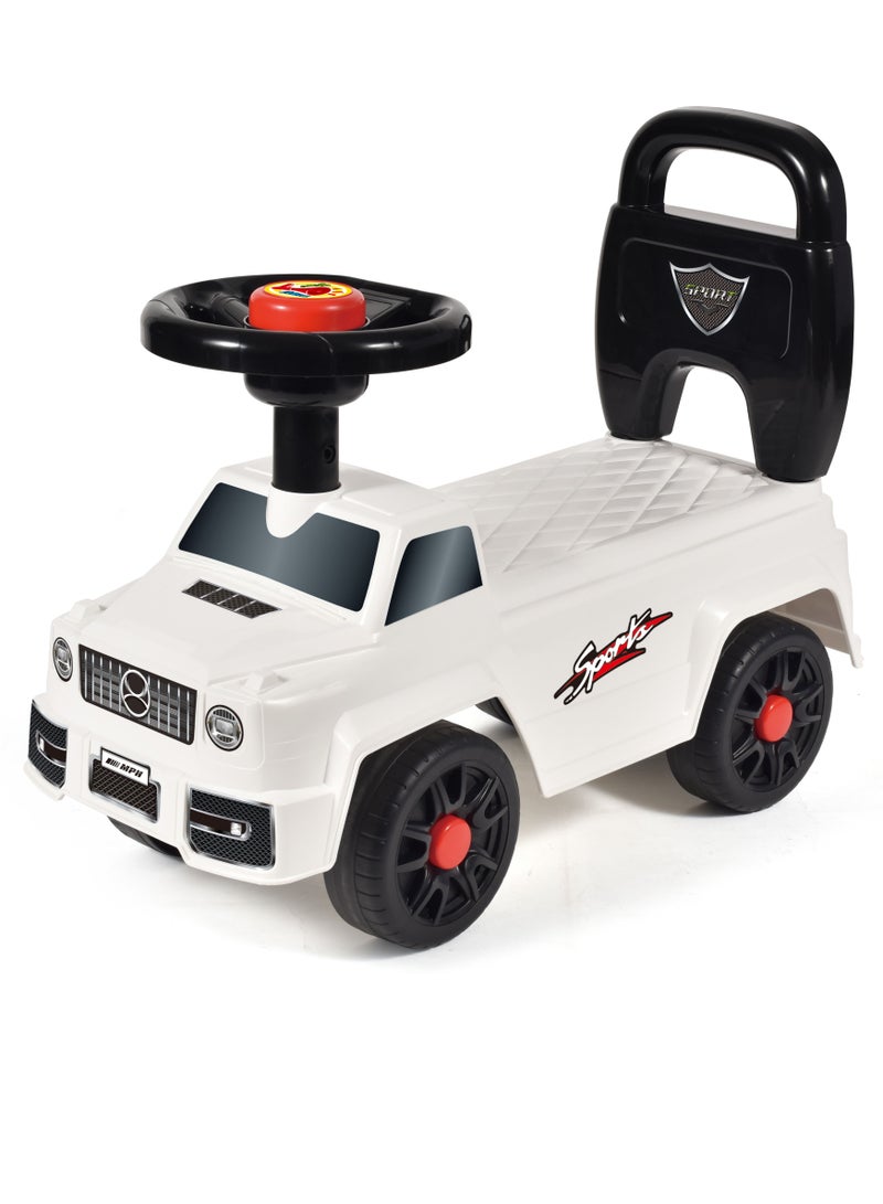 كونكسينج سيارة ركوب للاطفال تعمل بالدفع تحتوي على بوري بالدركسون ومسند للظهر - Image 4