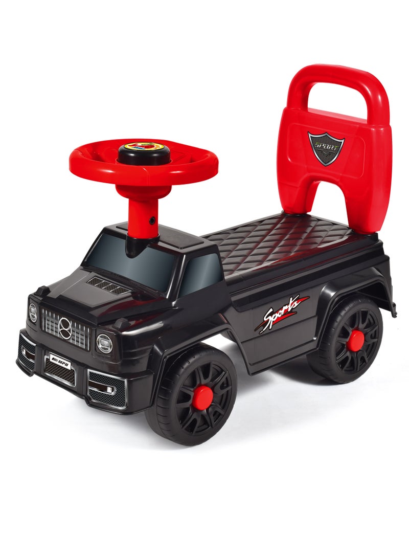 كونكسينج سيارة ركوب للاطفال تعمل بالدفع تحتوي على بوري بالدركسون ومسند للظهر - Image 3