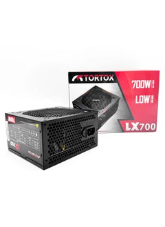 Tortox Tortox LX700 Low Noise ATX Power Supply For Gaming PC Case, 700W PSU, Latest INTEL and AMD, 12CM Cooling Fan, 6+2 Pin VGA Interface, 160V to 264V Input Voltage, Ideal Computer Component  - Image 1