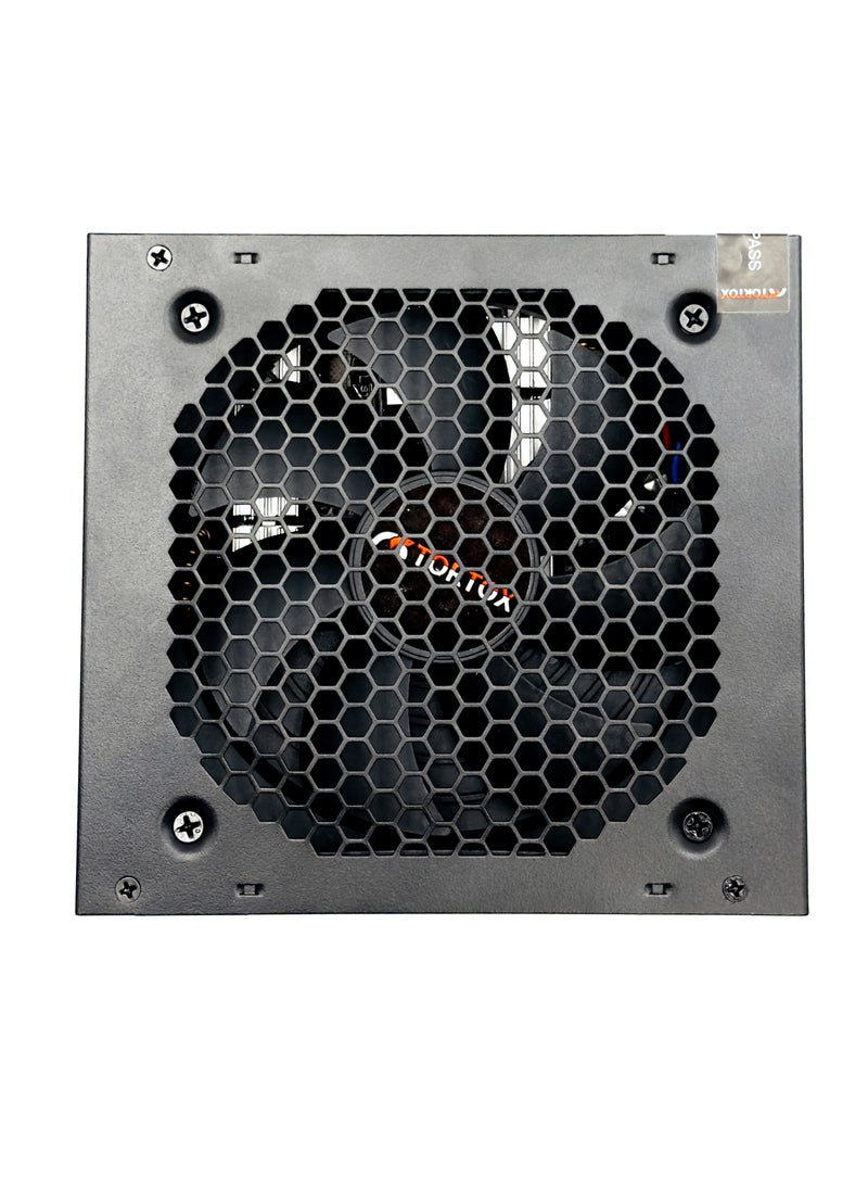تورتوكس مصدر طاقة Tortox LX700 منخفض الضوضاء ATX لحالة كمبيوتر الألعاب، 700 وات PSU، أحدث INTEL وAMD، مروحة تبريد 12 سم، واجهة VGA 6+2، جهد إدخال 160 فولت إلى 264 فولت، مكون كمبيوتر مثالي  - Image 3