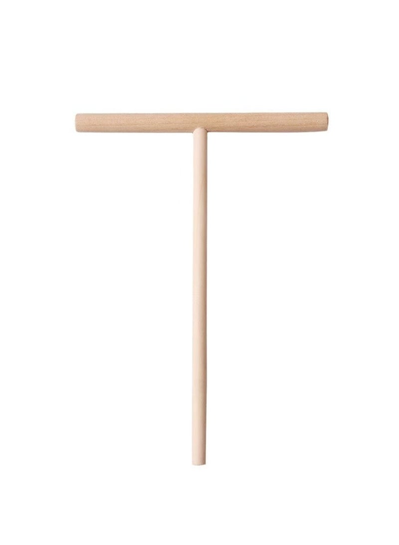 T Shape Wooden Crepe Maker Pancake Batter Spreader Stick Home Kitchen Tool DIY Pancake Restaurant Canteen Specially Supplies - Image 2