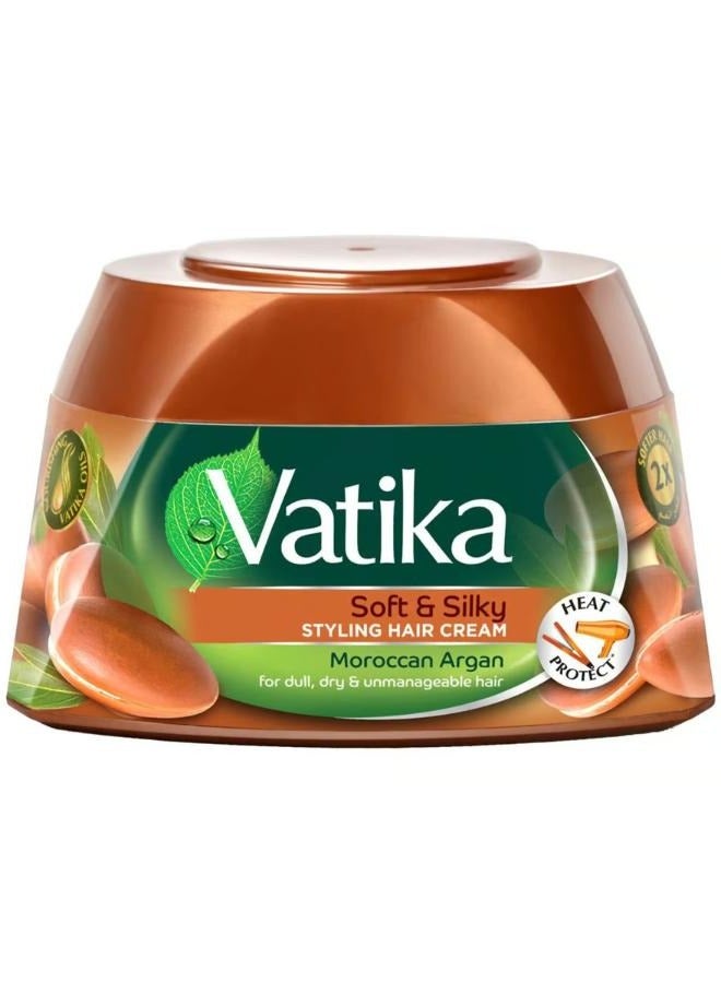 فاتيكا كريم تصفيف الشعر بالأرغان المغربي من ناتشورالز يلمع ويرطب ويحمي من الحرارة 140 مل - Image 1