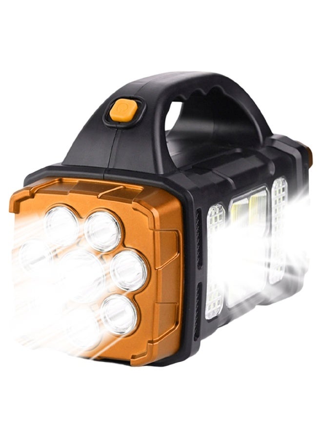 Solar And USB Charging Emergency Light Torch Camping Light Also Power Bank, ip44 Waterproof - Image 1