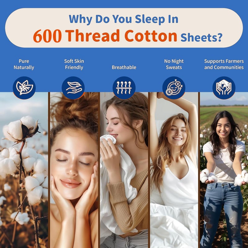 Mattress-Homes Split King Sheets for Adjustable Bed Cotton Flex Top King Sheets Sets for Adjustable Bed split King Sheets for Sleep Number Beds Top Split King Sheets Split King Sheets 34"" 16""Deep Light Grey Solid  - Image 5