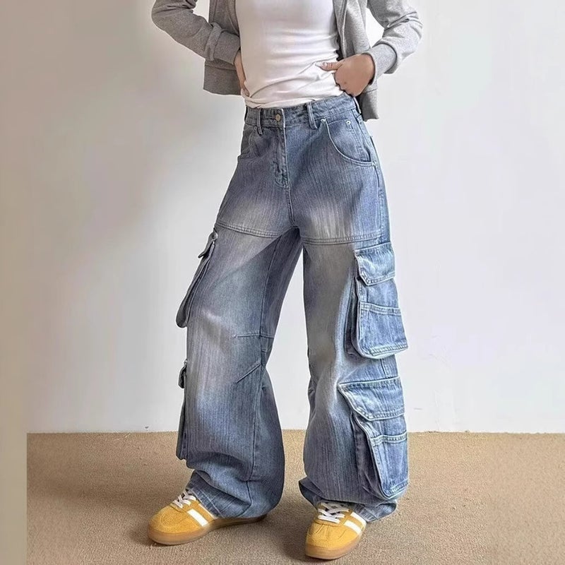 Unisex Casual Daily Denim Jeans - Image 5