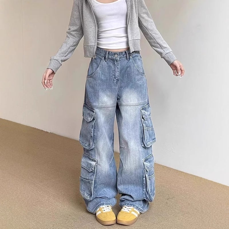 Unisex Casual Daily Denim Jeans - Image 2