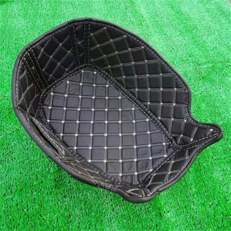 DEMULAX Motorcycle PU Rear Trunk Cargo Liner Protector