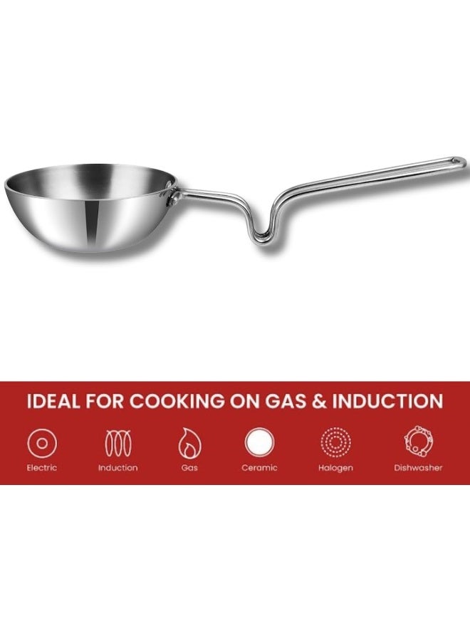 VINOD بان تادكا من الفولاذ المقاوم للصدأ ثلاثي الطبقات من فينود بلاتينيوم - كبير - Image 4