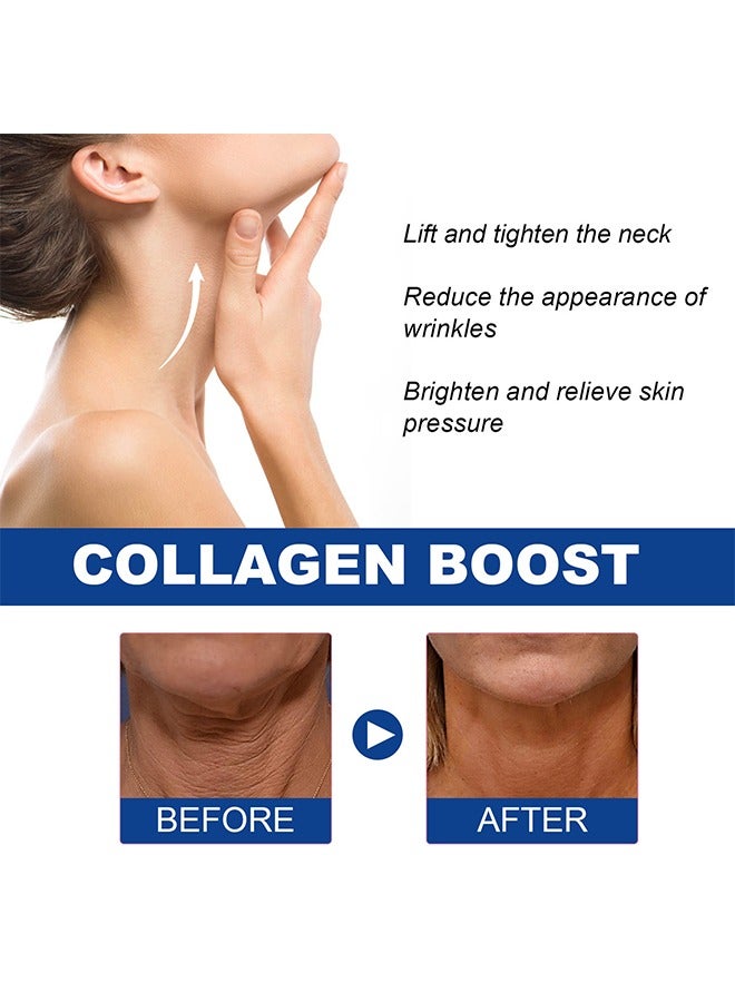 EELHOE Body Neckup Collagen Whitening Cream 20g, Tightening And Lifting Loose Skin, Reduce Wrinkles, Skin Brightening, Reduce MelaninPrecipitation, Boosts CollagenProduction, Body Neckup Collagen Whitening Cream - Image 5