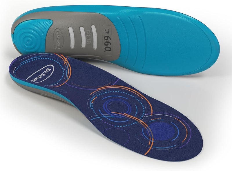 Dr. Scholl's Custom FiT Comfort Insoles, Standard Arch Support Shoe Inserts for Women Size 10.5-11 | Men 9.5-10, Full Length Insoles Men Women, All Day Comfort and Plantar Fasciitis Relief CF660