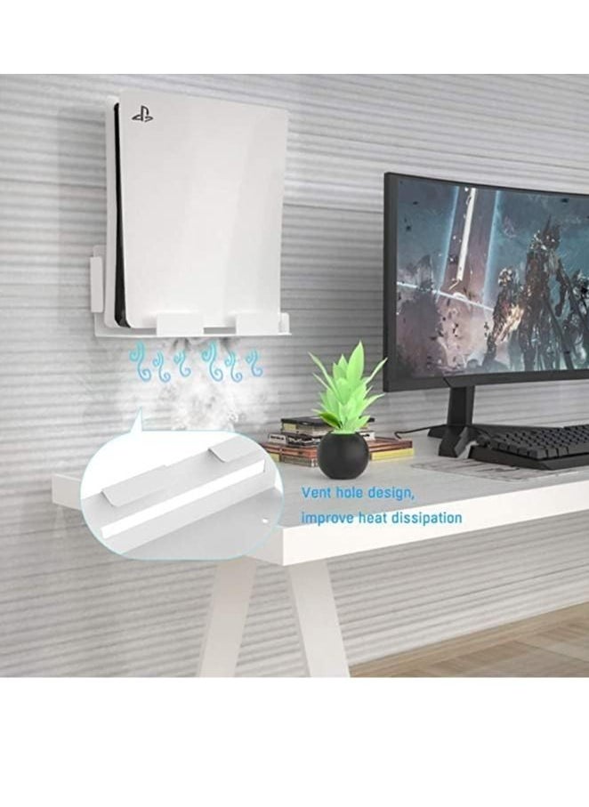 Wall Mount TV Stand Holder For PS5 Console Sturdy Storage Bracket Set With Screwdriver And Wall Display Stable Racks For Playstation 5 Game Console