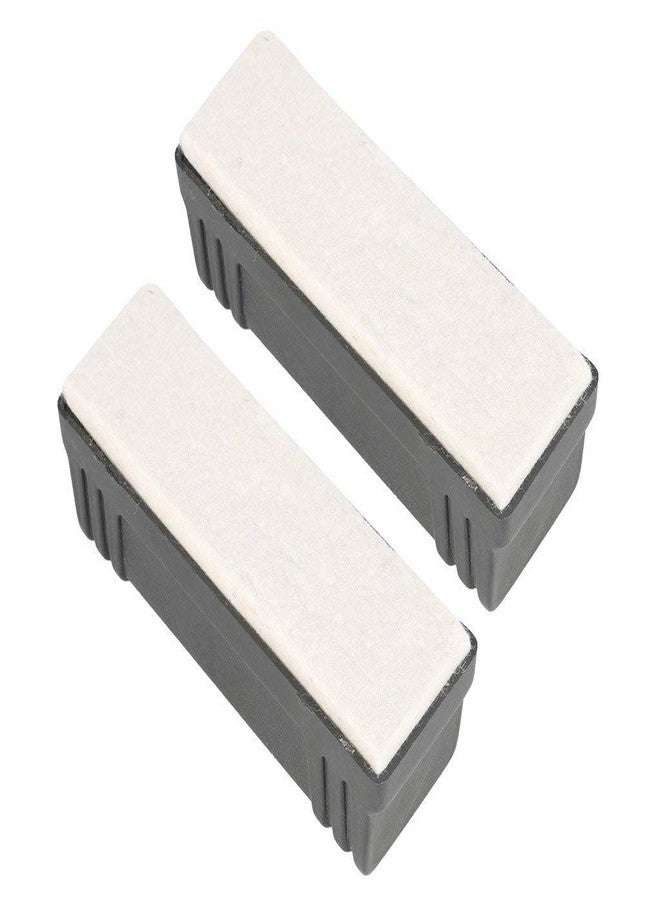 ممحاة سوداء للسبورة البيضاء والسبورة السوداء (عبوة من قطعتين) | ثقيلة الوزن