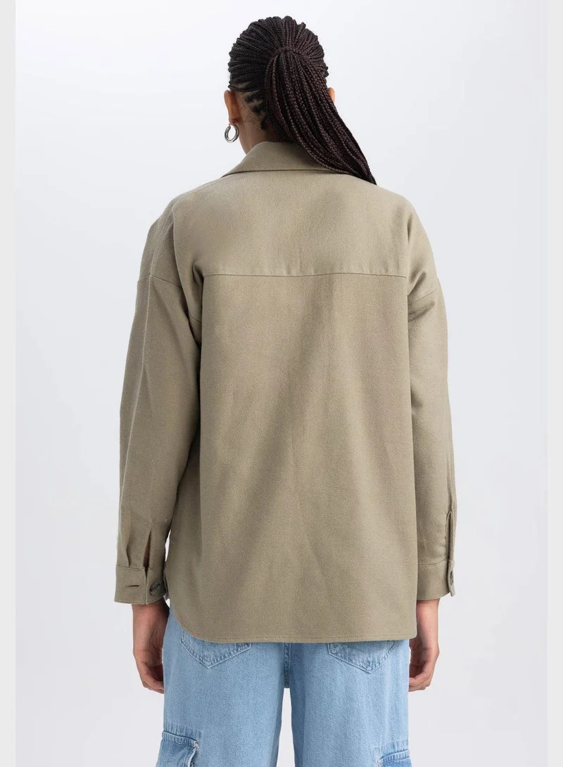 DeFacto Button Detail Jacket