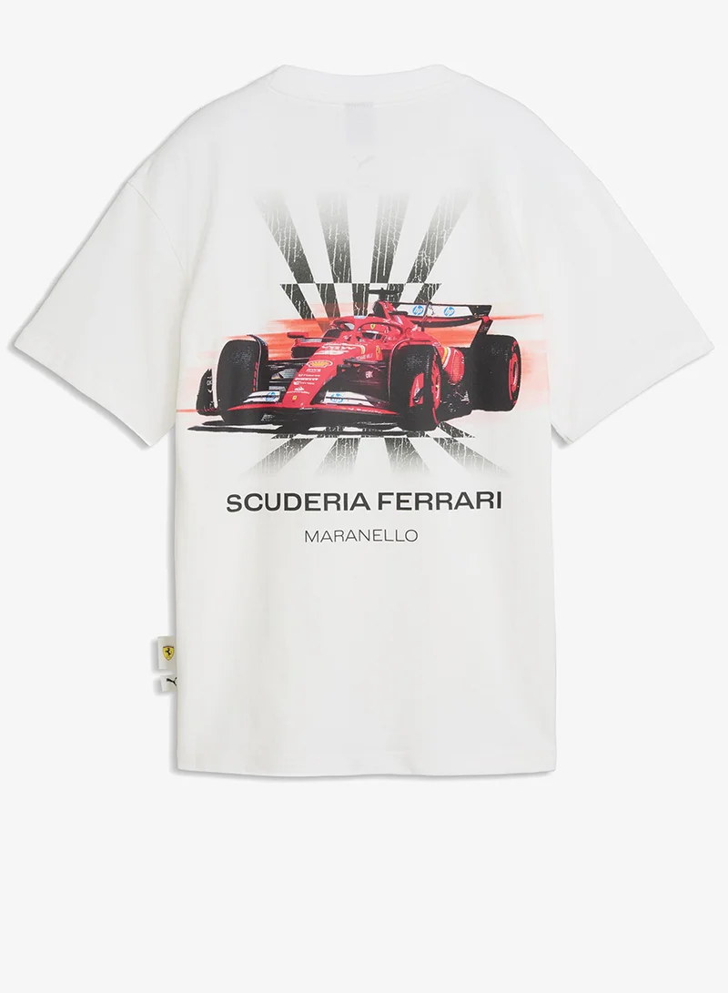 PUMA Youth Ferrari Car Graphic T-Shirt