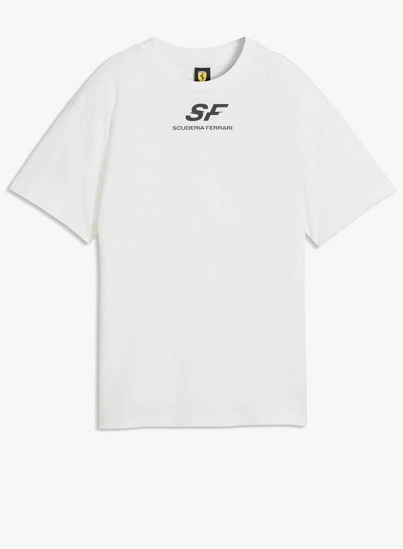 بوما تيشيرت بطبعة سيارة فيراري للشباب - Image 4