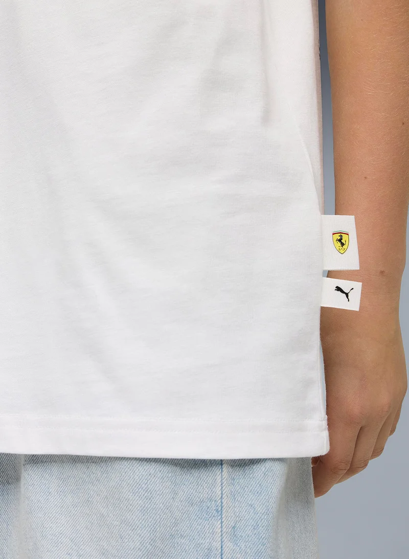 PUMA Youth Ferrari Car Graphic T-Shirt