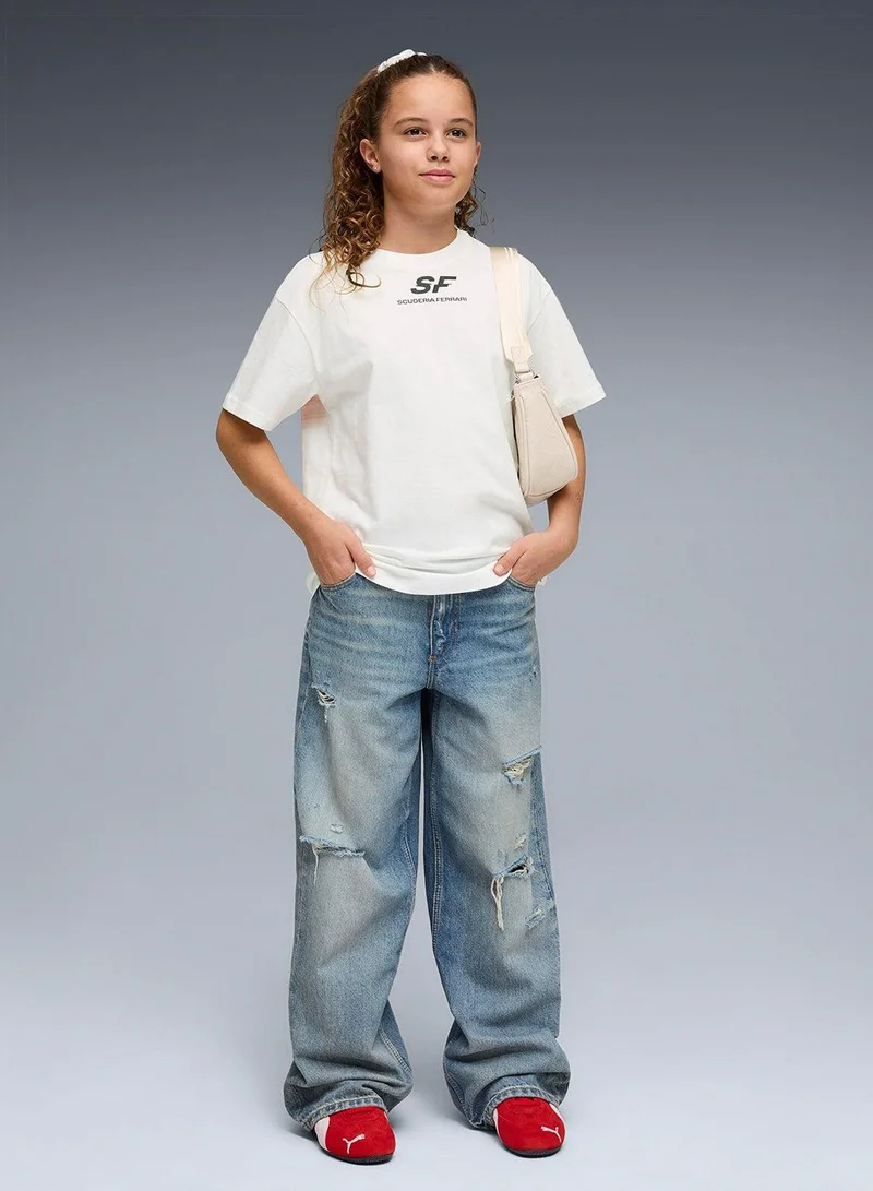 بوما تيشيرت بطبعة سيارة فيراري للشباب