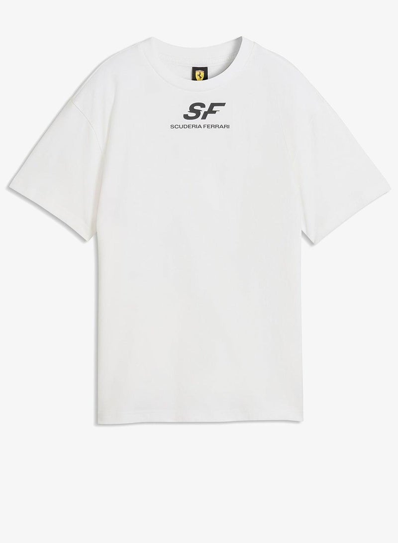 بوما تيشيرت بطبعة سيارة فيراري للشباب - Image 4