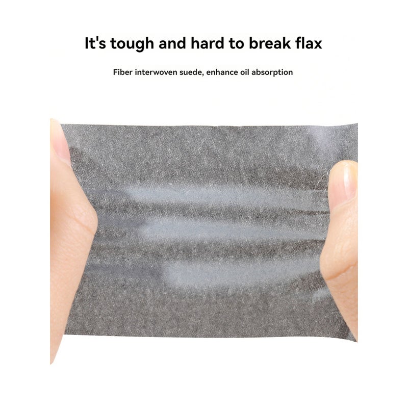 100 Sheets Facial Absorbent Paper Oil Absorbing Sheets Oil Blotting Paper Lavender Oil Control Tissues Paper - Image 2