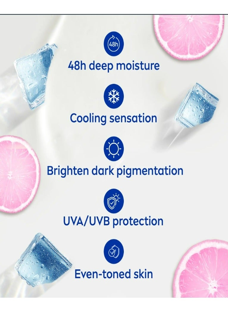 نيفيا لوشن الجسم نيفيا تون من نيفيا، مركب التوهج الطبيعي وفيتامين C، حماية من الأشعة فوق البنفسجية، لجميع أنواع البشرة، 400 مل - Image 3