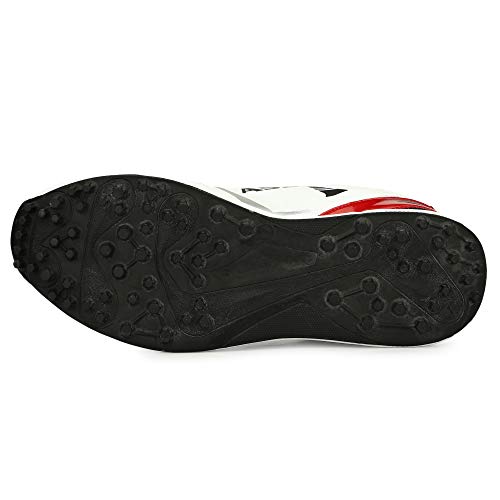 ASE PRO Red Professional Cricket Shoes for Men 9 UK/IND (CRT006_RED_09) - Image 3