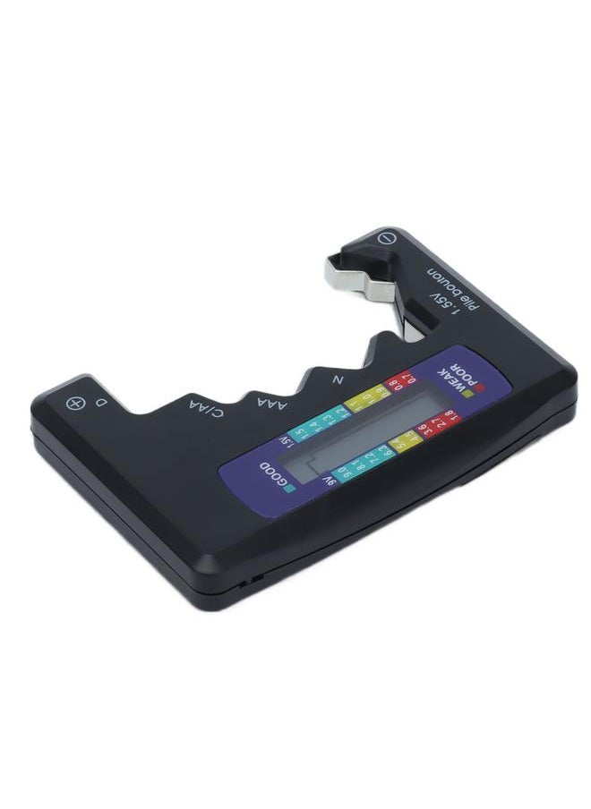 Thoraya Digital Battery Tester LCD Display Black Durable High Accuracy Battery Capacity Tester for Industry Home  - Image 3